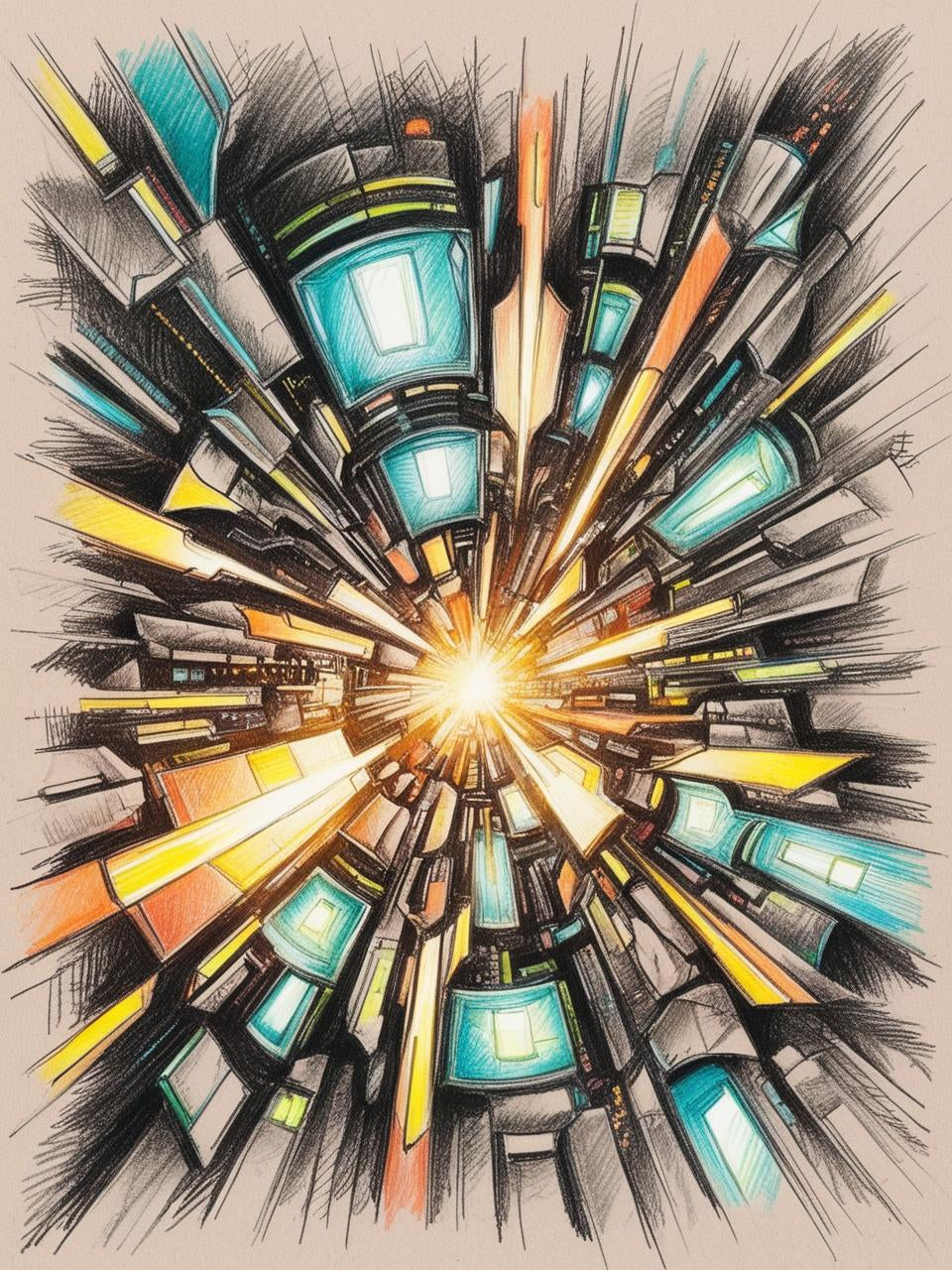 Paint By Number Gravity Shift: Bending the Fabric of Reality