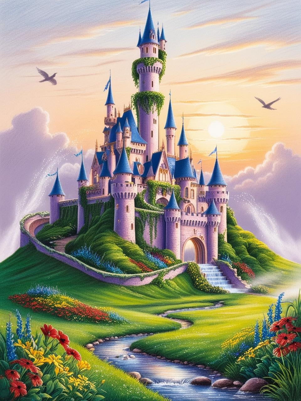 Paint by Number Hollowbrook Castle