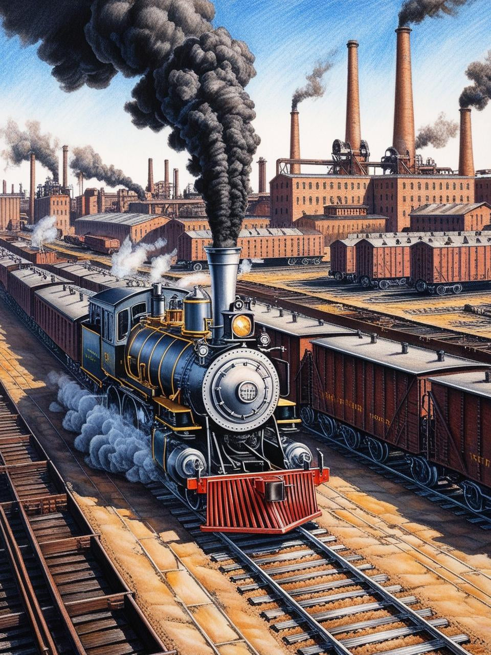 Paint By Number Legendary Steam Power