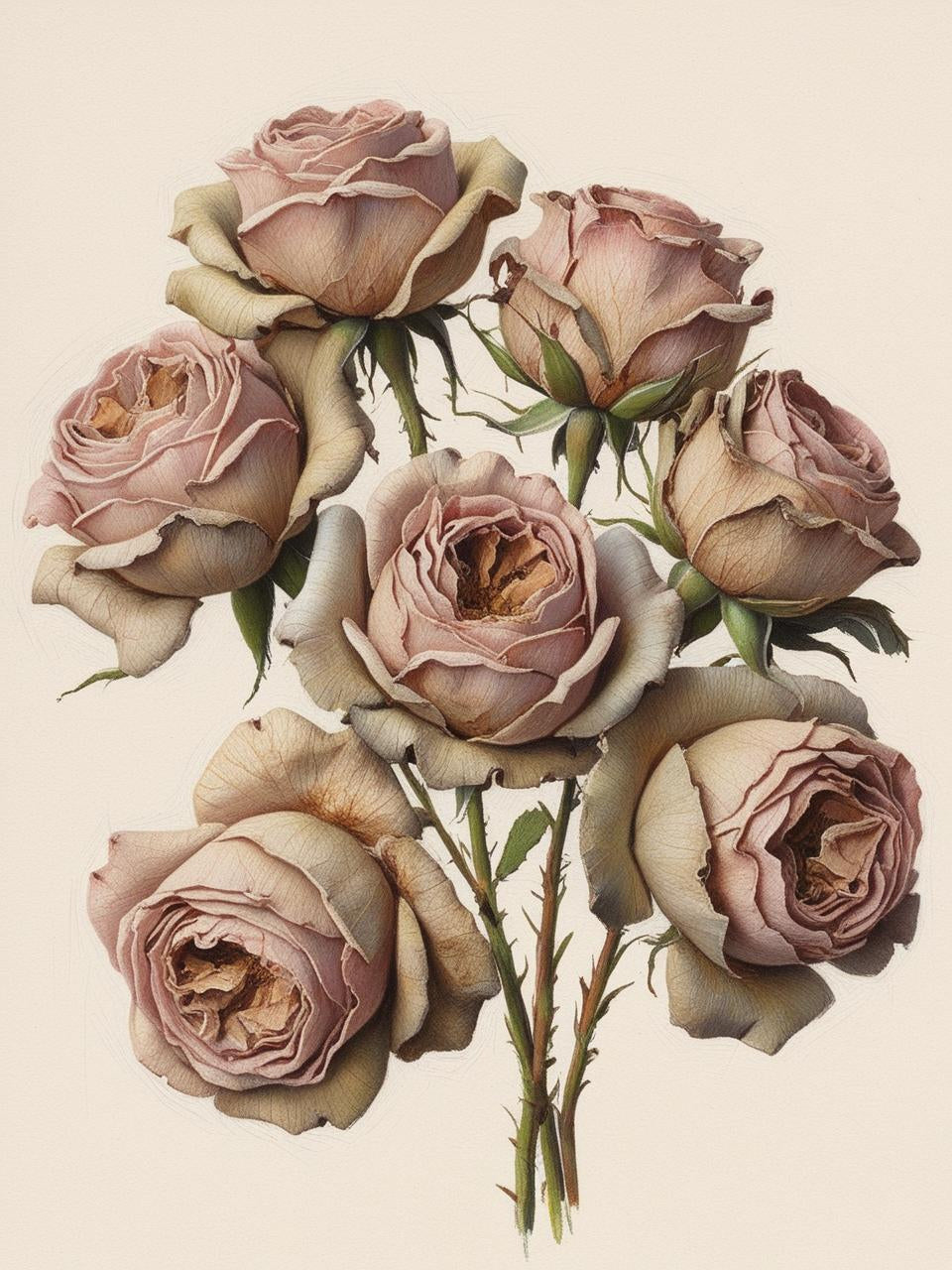 Paint by Number Joyful Roses