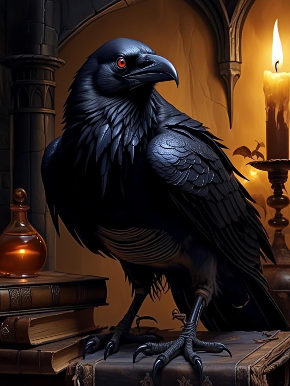 Paint by Number Lonely Crow's Perch