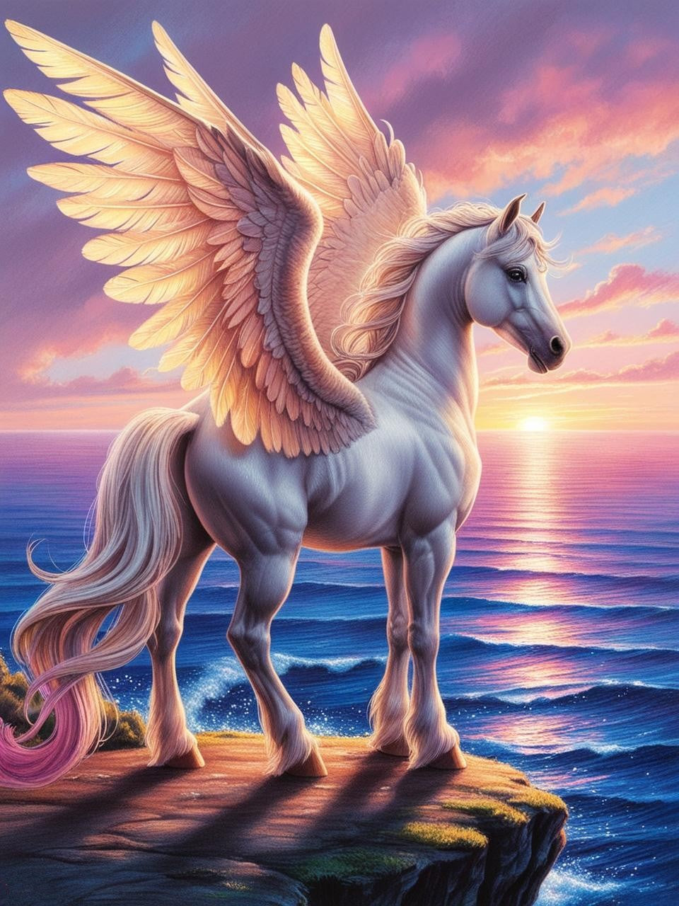 Paint by Number Radiance of Pegasus
