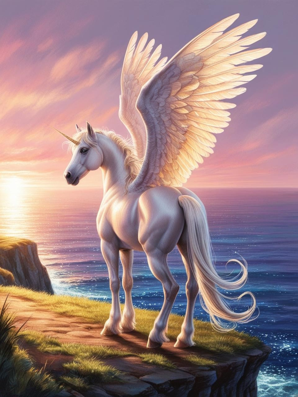 Paint by Number Mystical Pegasus