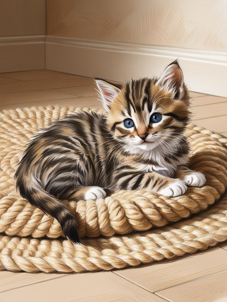 Paint by Number Innocent Gaze