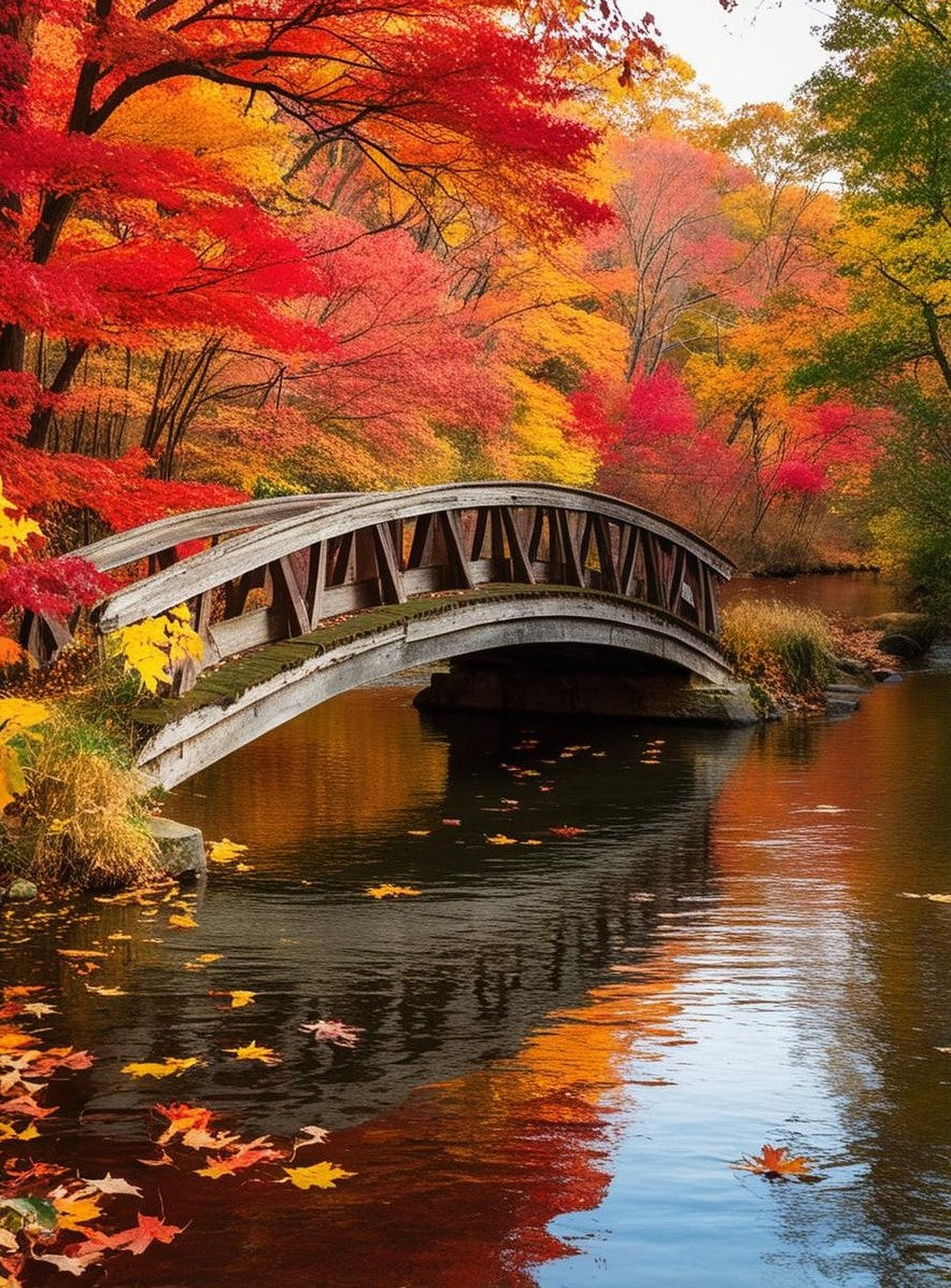 Paint By Number Bright Autumn Afternoon