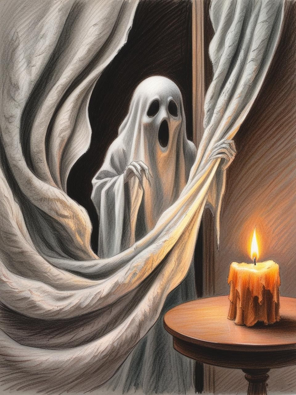 Paint by Number Nightmarish Ghoul