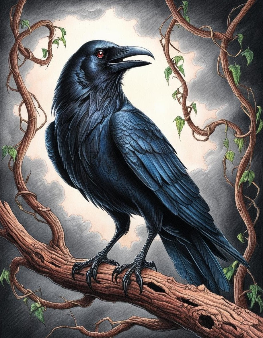 Paint by Number In the Crow's Shadow