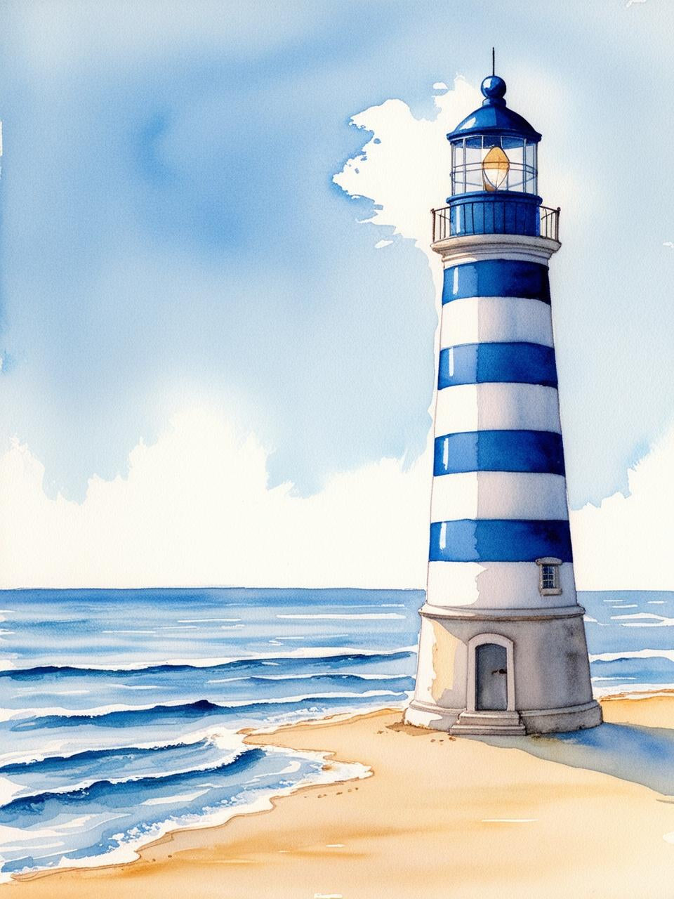 Paint by Number Beacon of Light