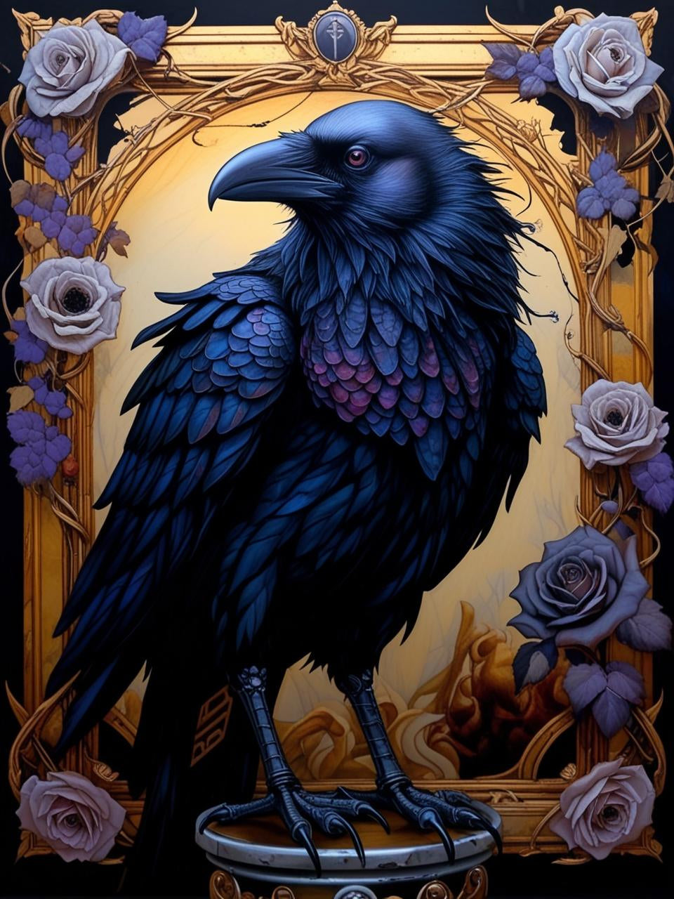 Paint by Number Night's Raven