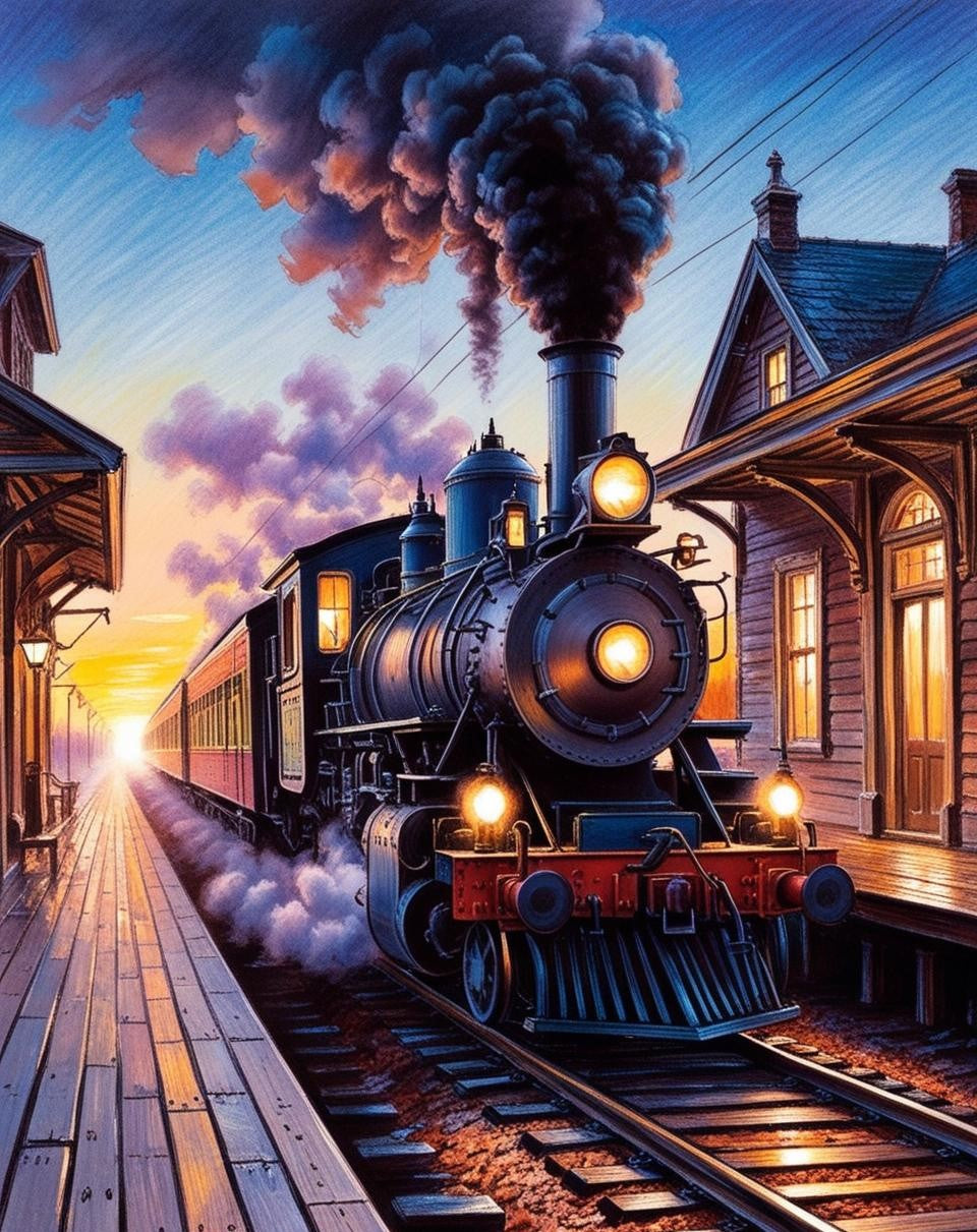 Paint By Number Heritage Rail Classic