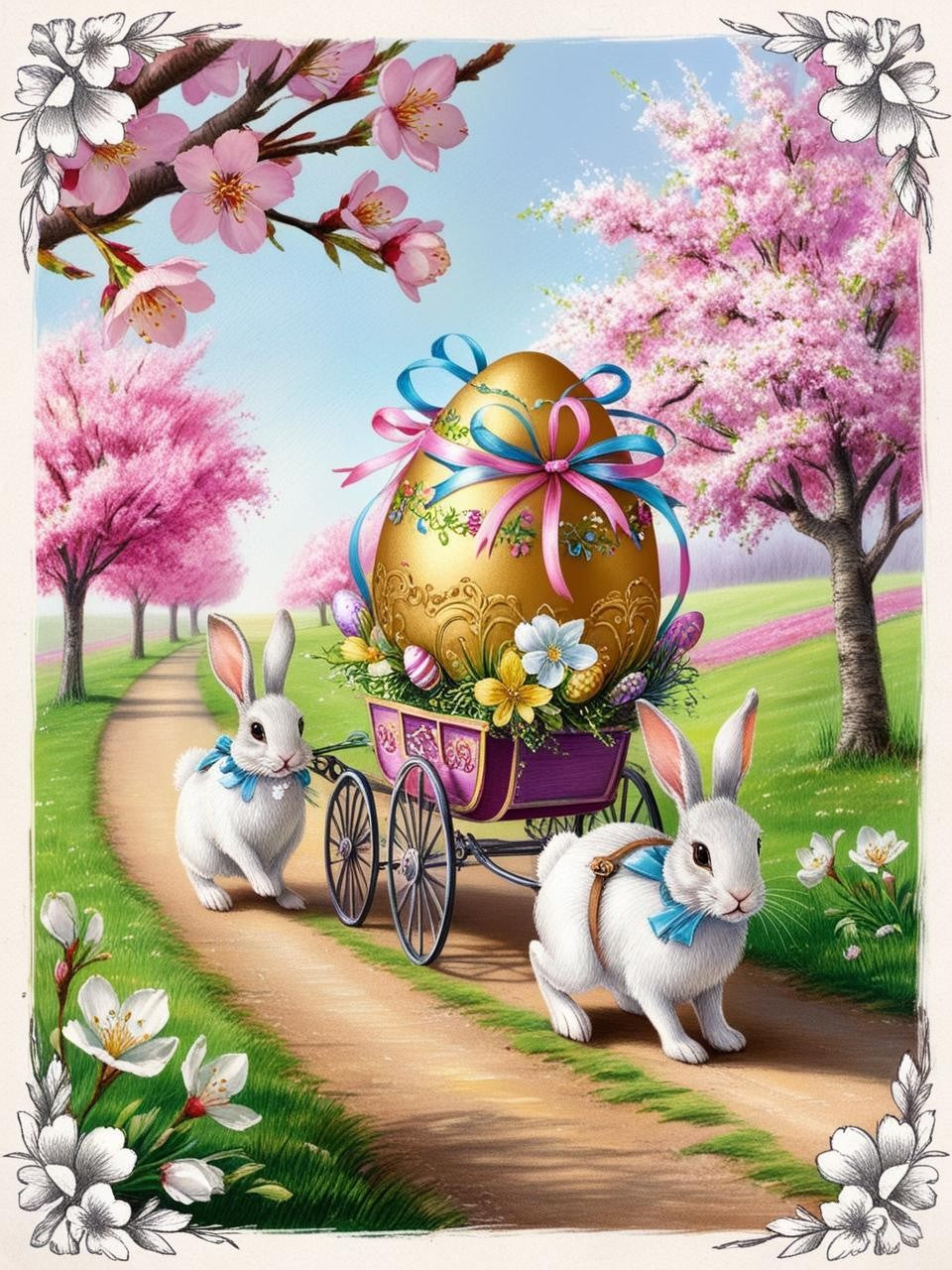 Paint by Number Hoppity Egg Couriers