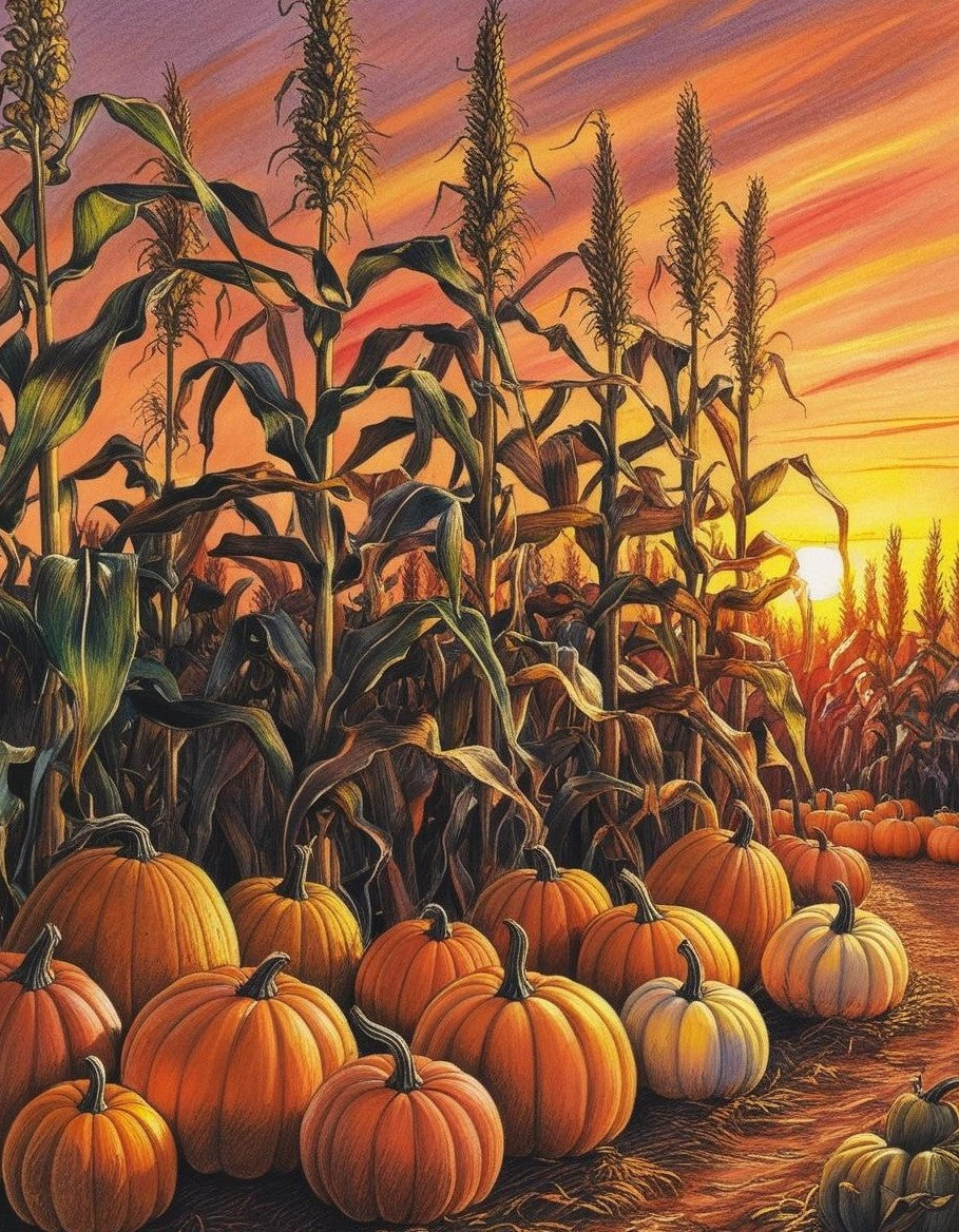 Paint By Number Kindlewood Pumpkins