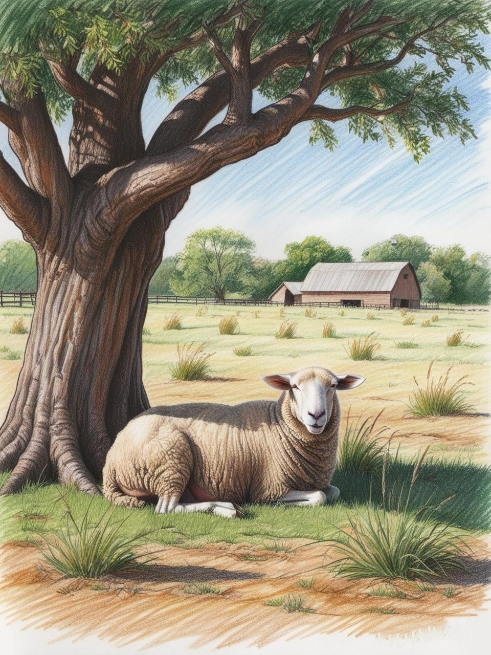 Paint by Number Majestic Sheep