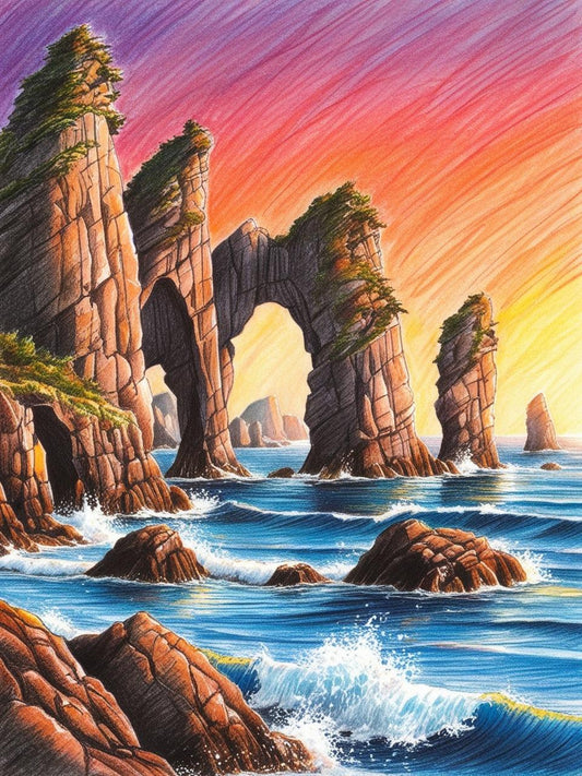 Paint by Number Coastal Breeze