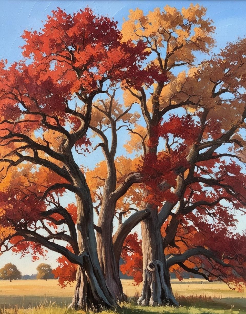 Paint By Number Golden Autumn Vibes