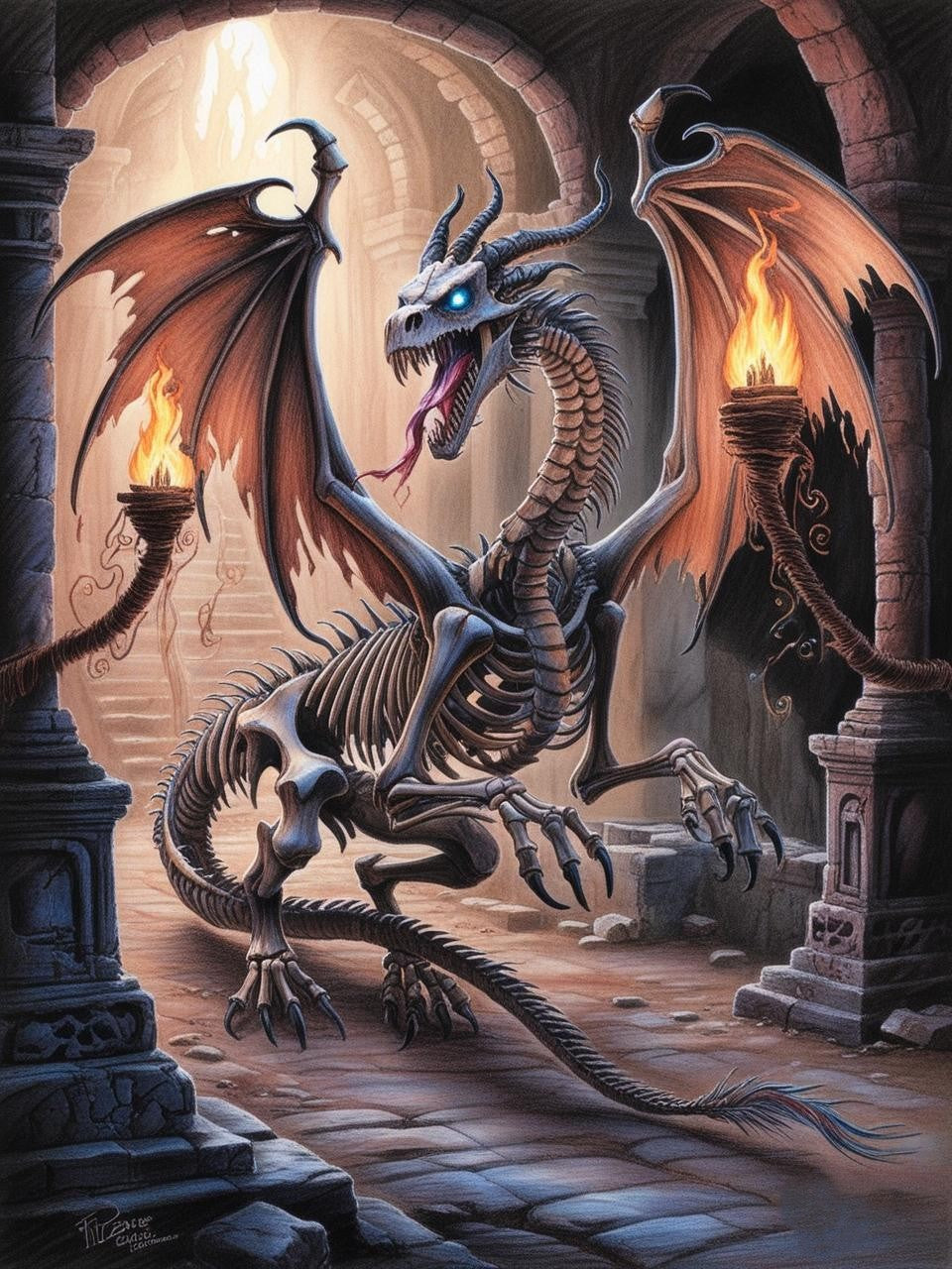 Paint by Number Kindlescale Dragon