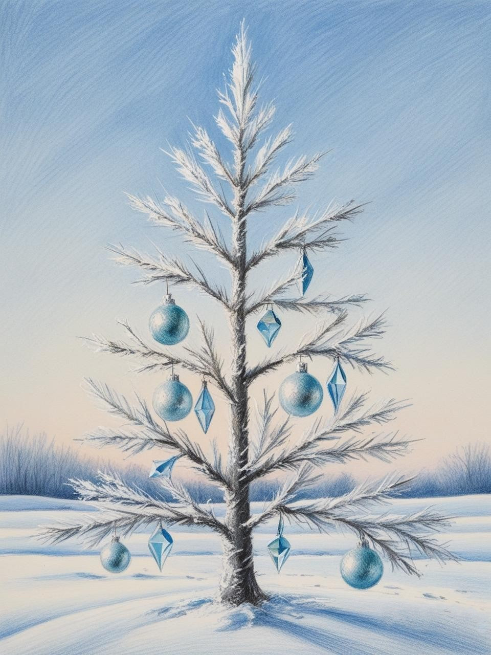 Paint by Number Radiance Christmas Tree
