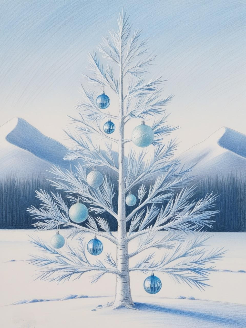 Paint by Number Holiday Splendor Christmas Tree