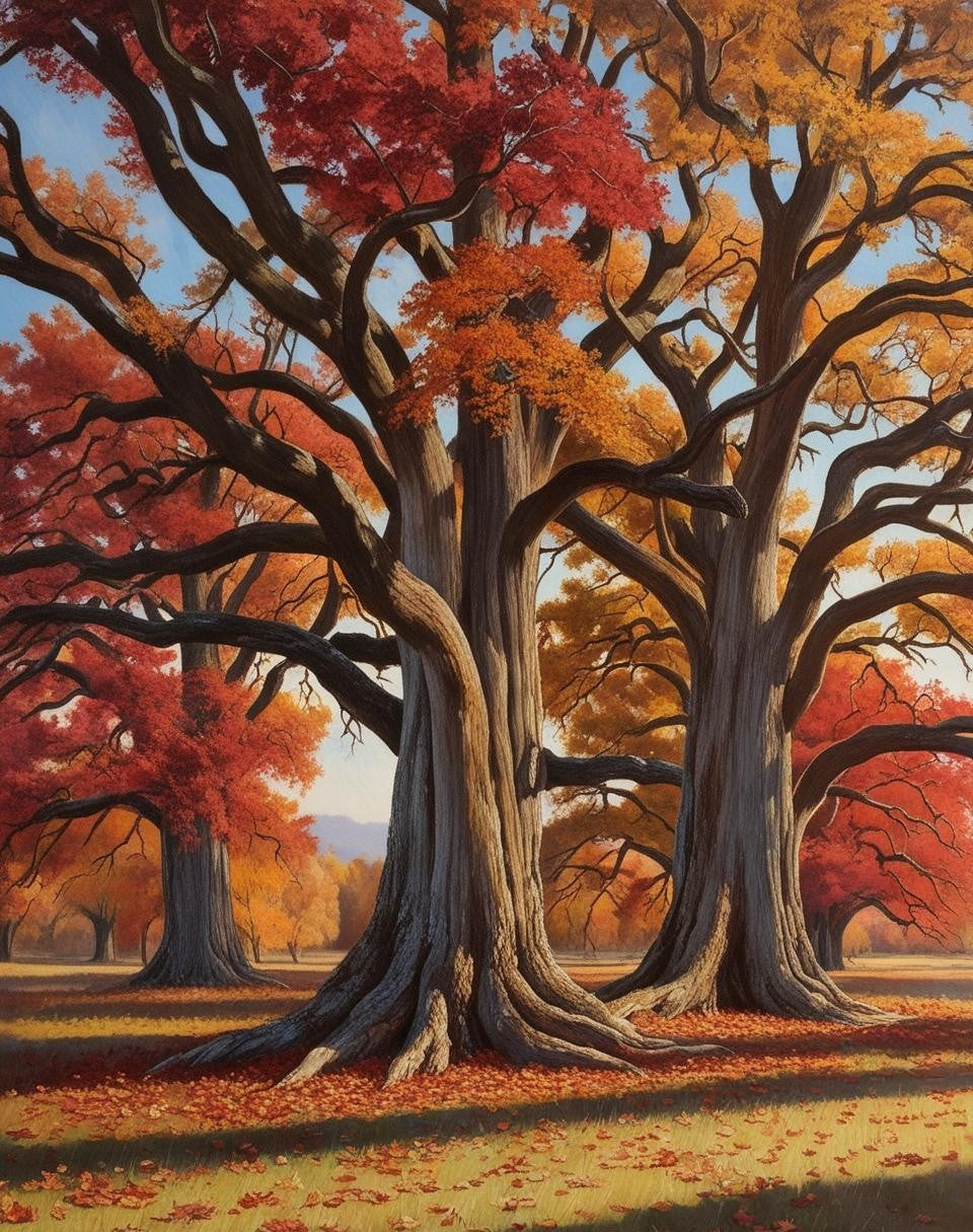 Paint By Number Bright Colors of Fall