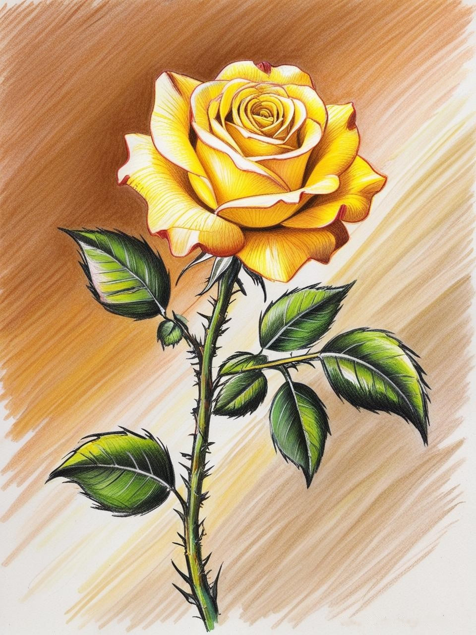 Paint by Number Majestic Rose