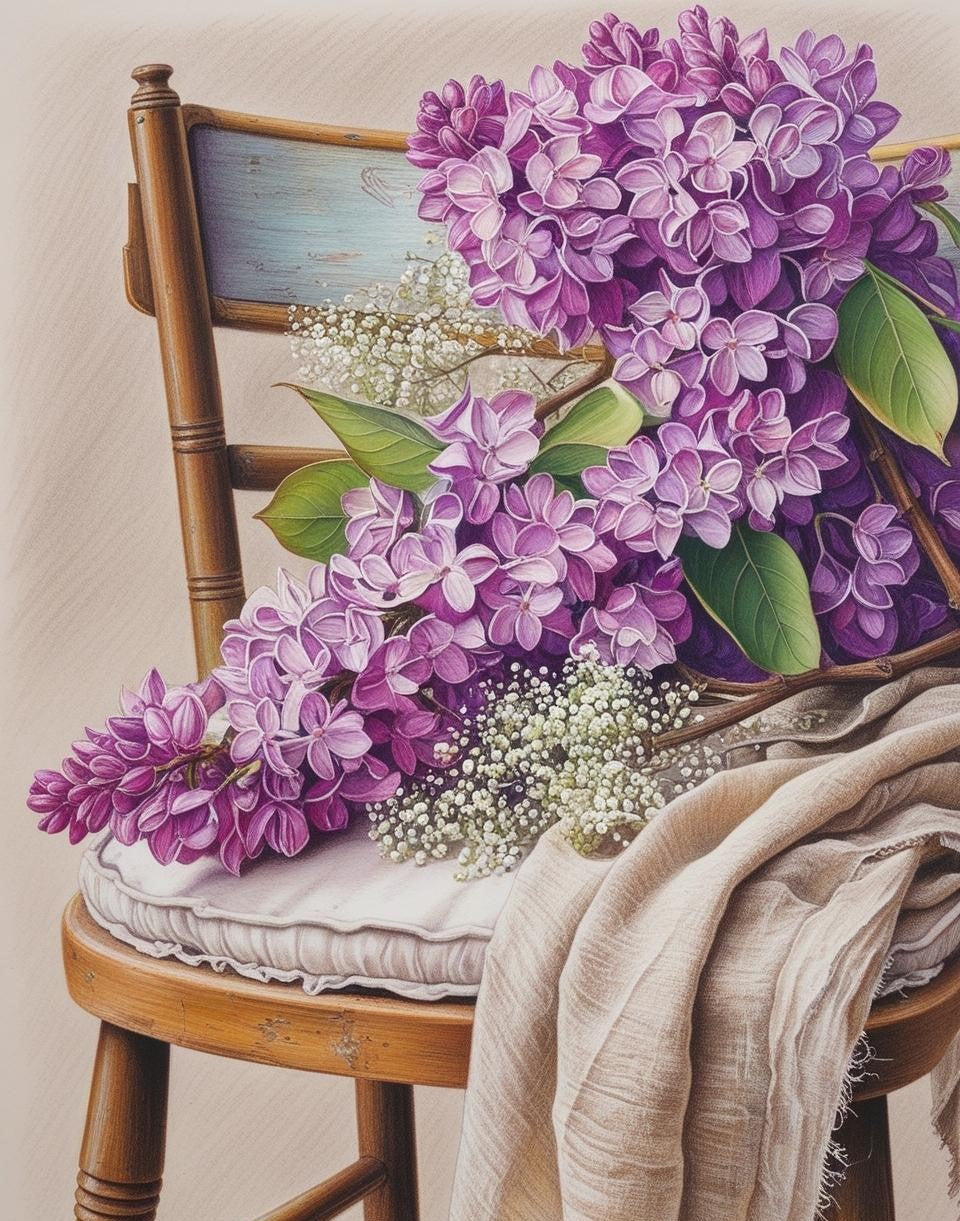 Paint by Number Lilac Dreams