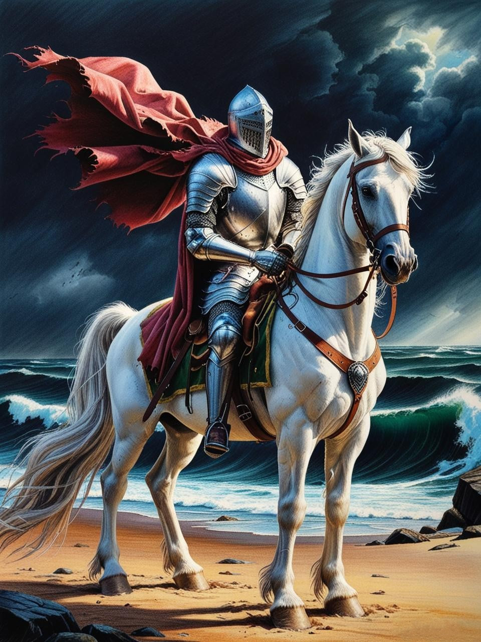 Paint by Number Honor of the Knight