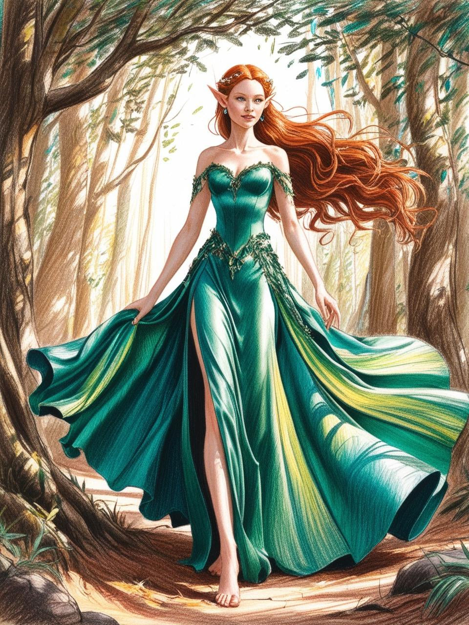 Paint by Number Elven Princess