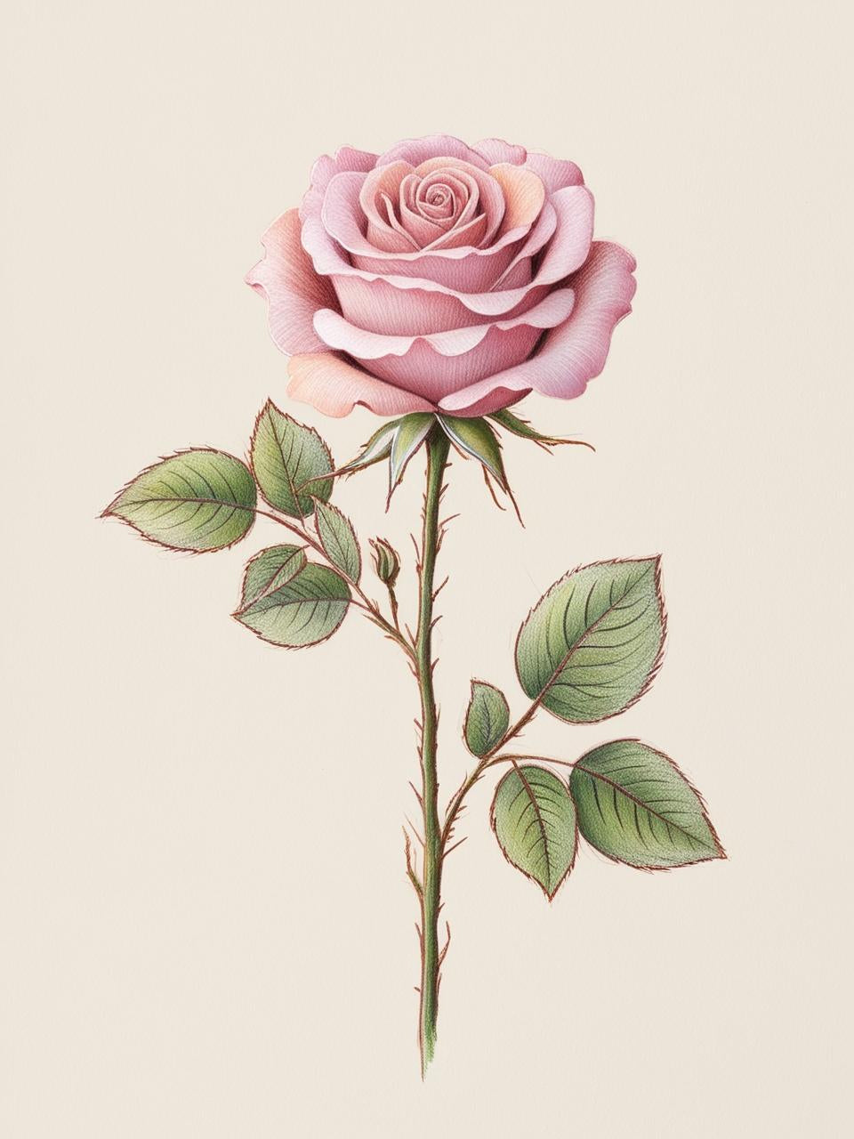 Paint by Number Noble Rose
