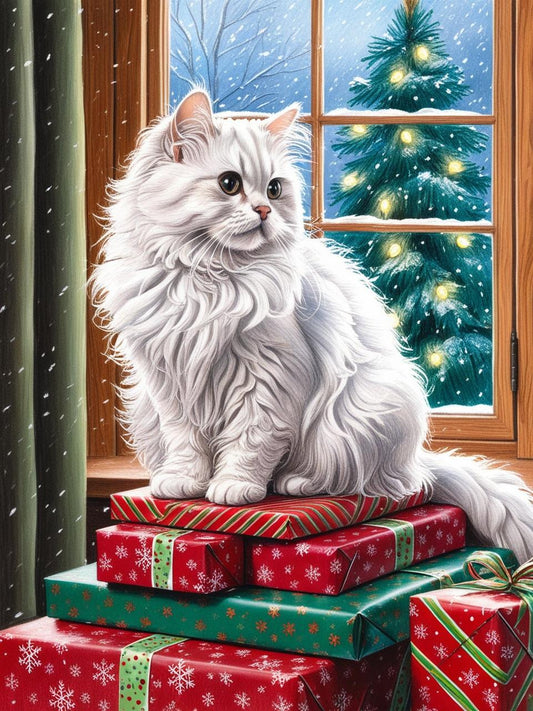 Paint by Number Frosty Fur Friend