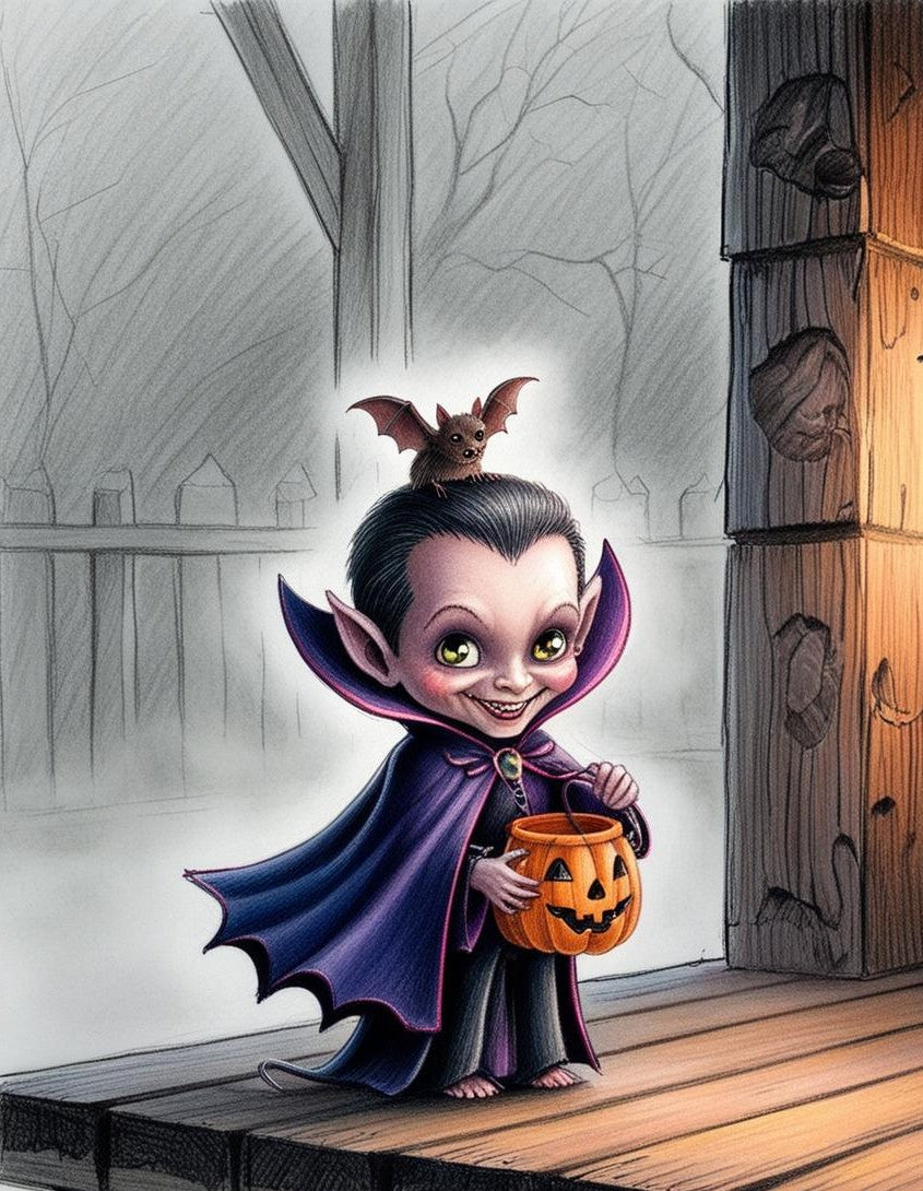 Paint By Number Mini Ghouls and Goblins