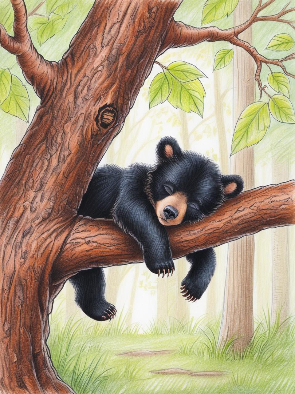 Paint By Number Little Cub, Big Dreams