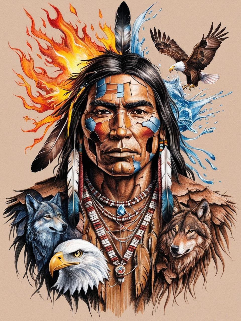 Paint By Number Guardian of the Four Winds