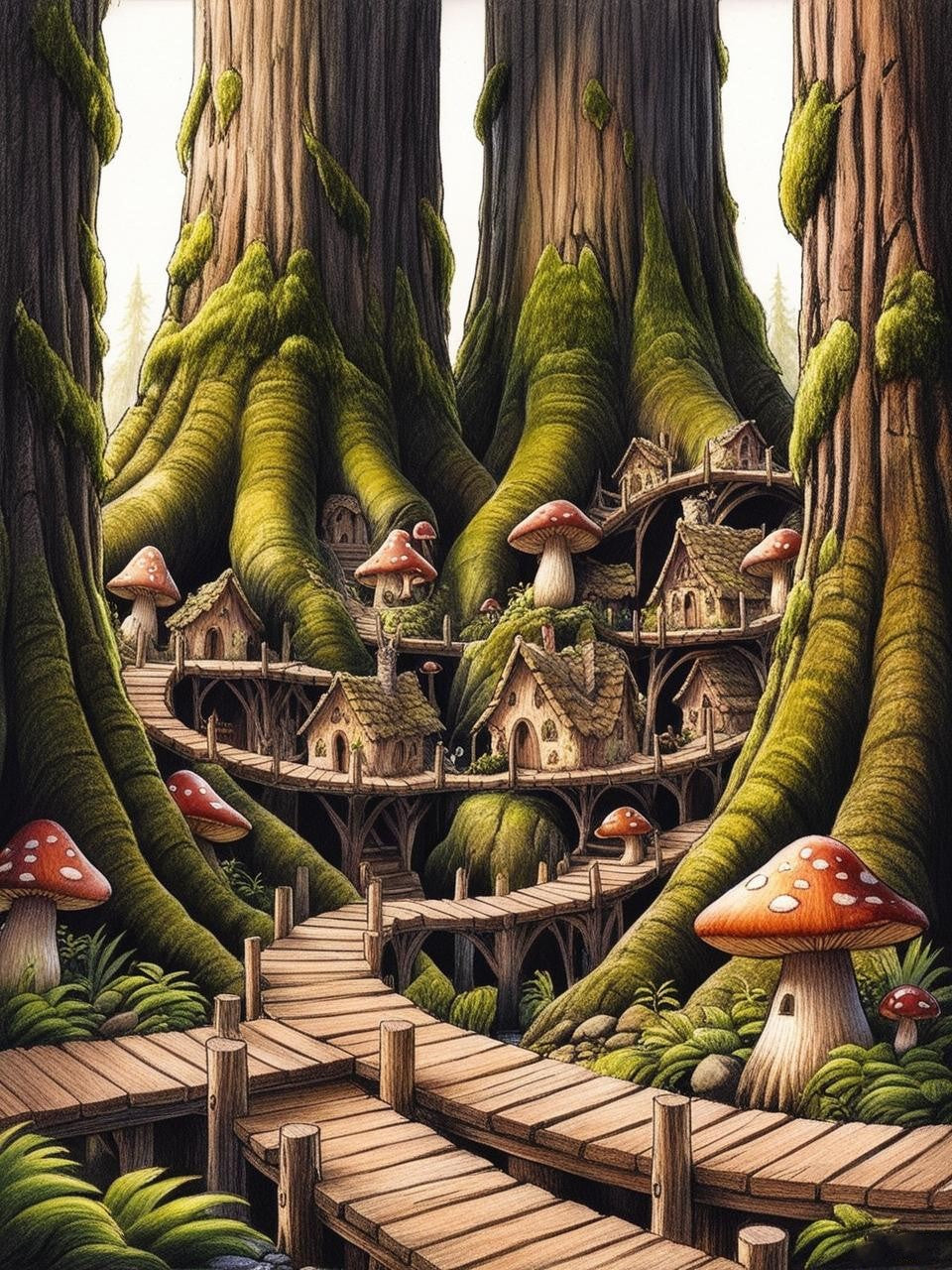 Paint by Number Hearthstone Woodland House