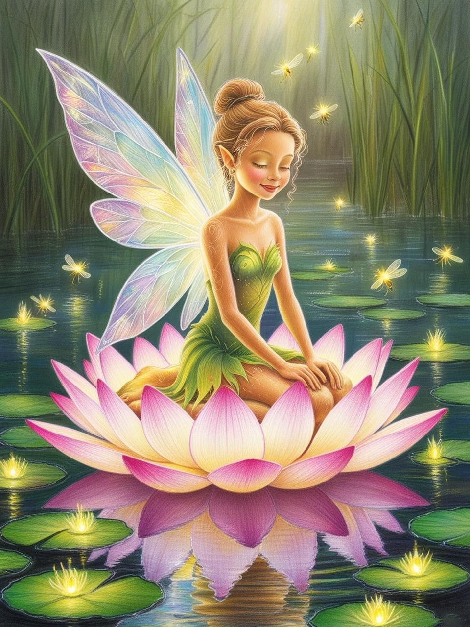 Paint by Number Fairies in the Forest