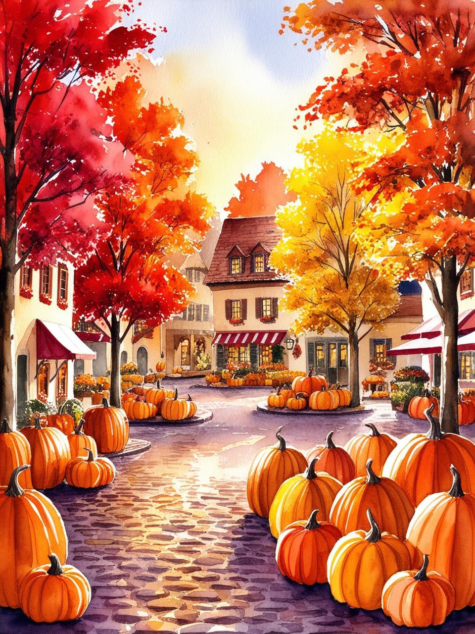 Paint By Number Autumn in Bloom