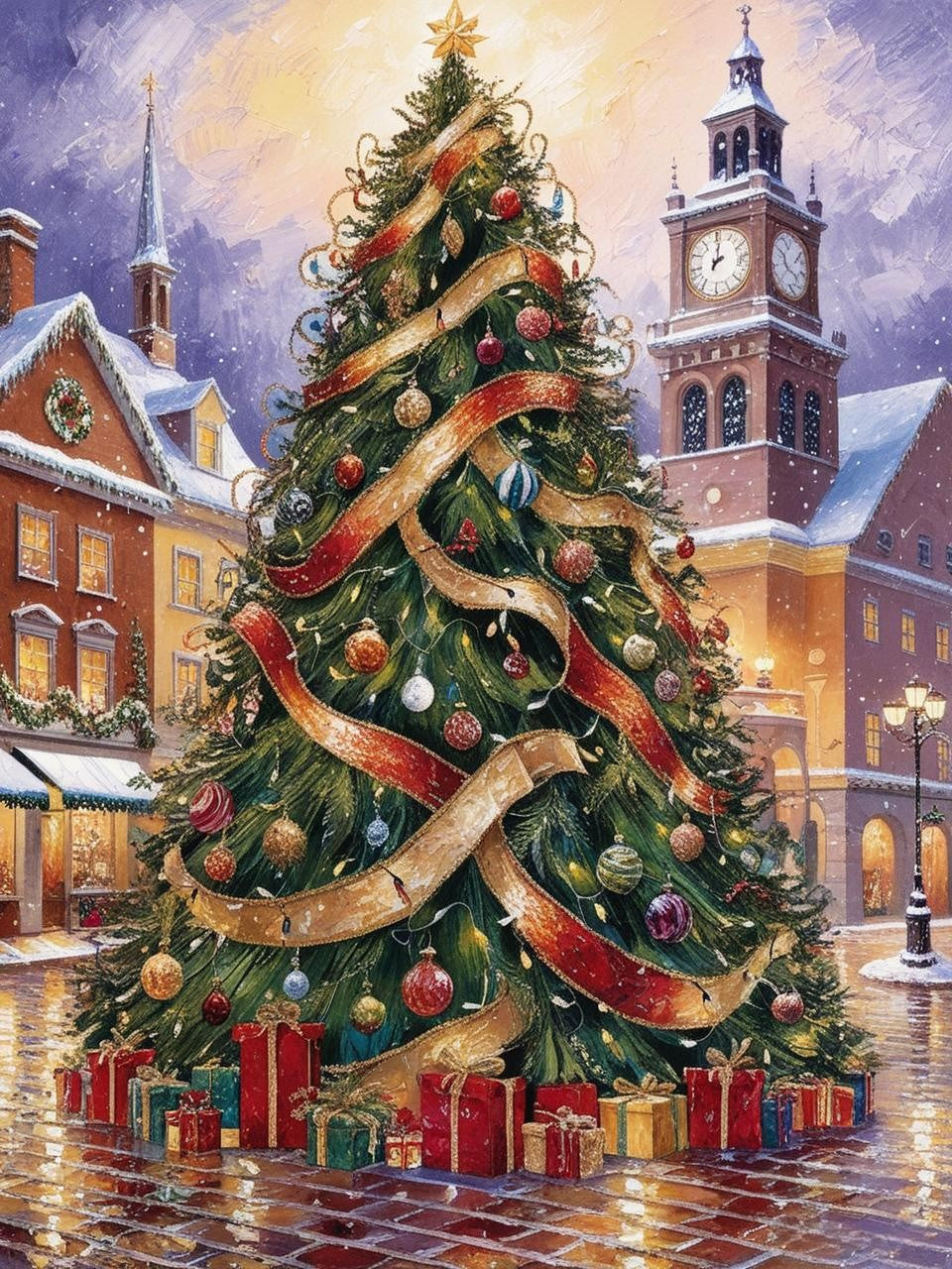 Paint by Number Joyful Traditions Christmas Tree