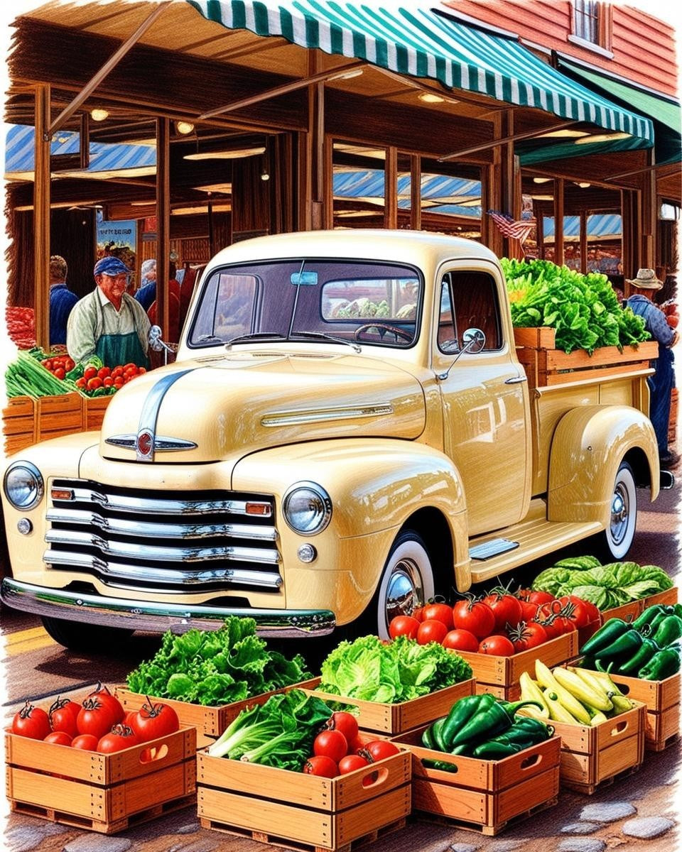 Paint By Number Legacy Roadster Truck
