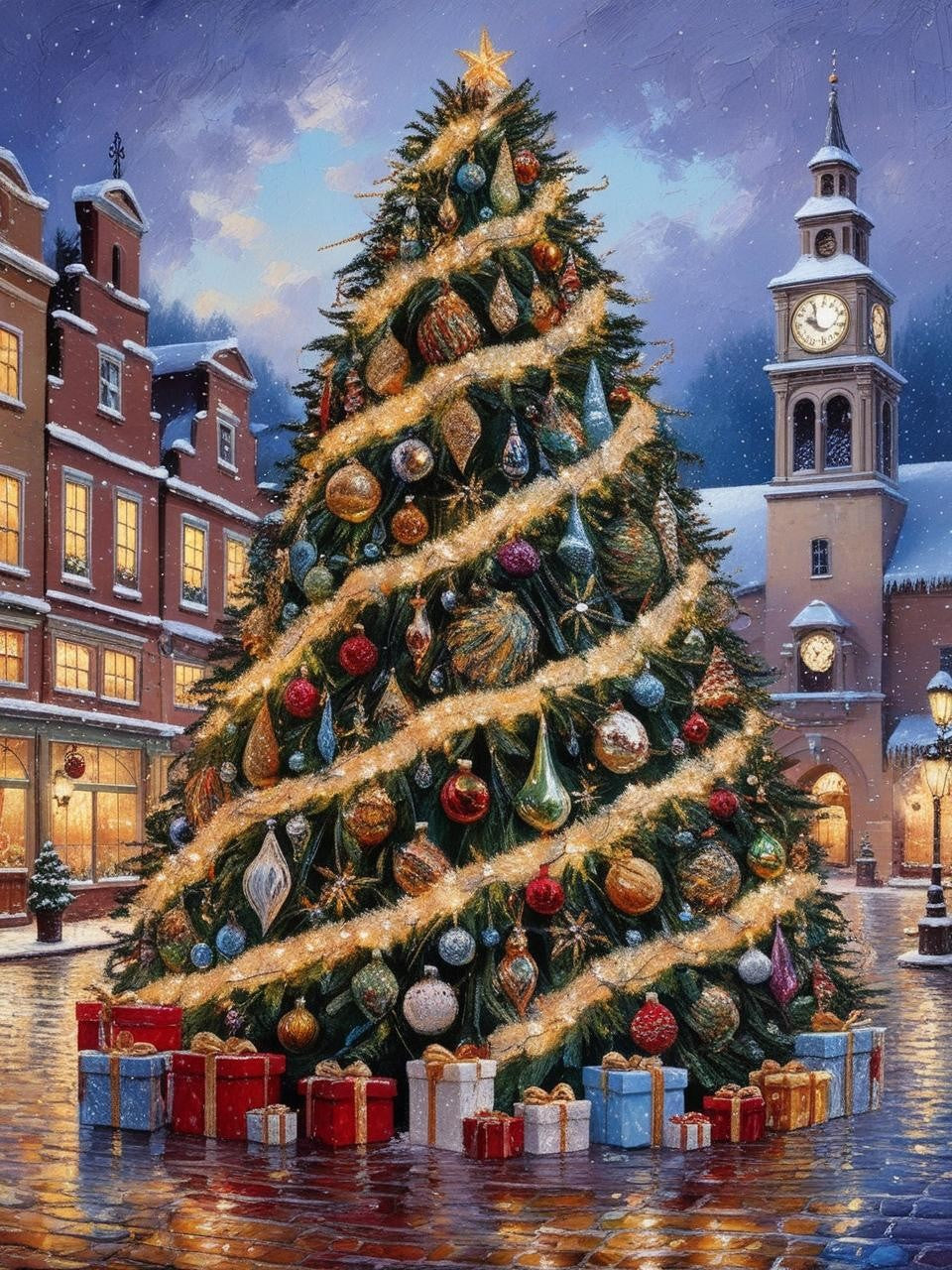 Paint by Number Merry Glow Christmas Tree