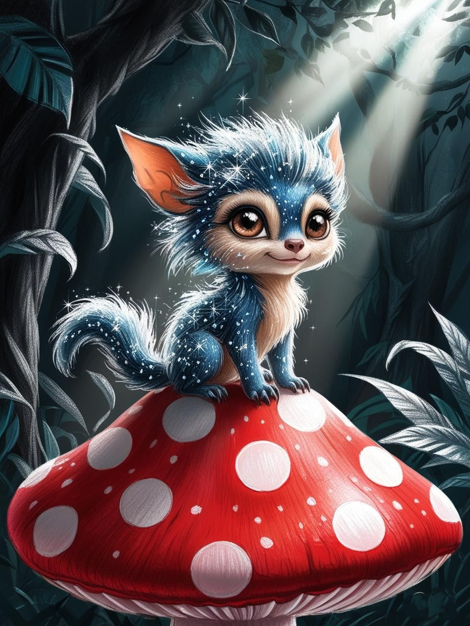 Paint by Number Soft-Pawed Forest Wanderer