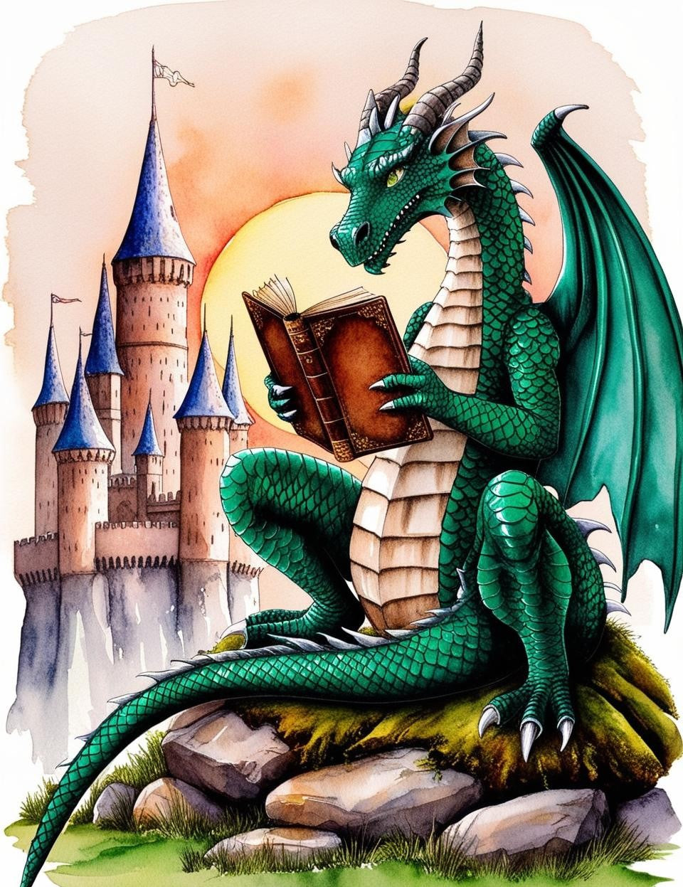 Paint by Number Mythical Dragon