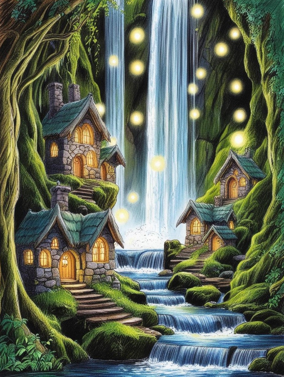 Paint by Number Jadewood Forest Cottage