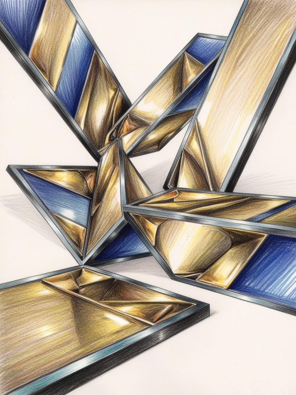 Paint By Number Geometric Flux: The Art of Space Distortion