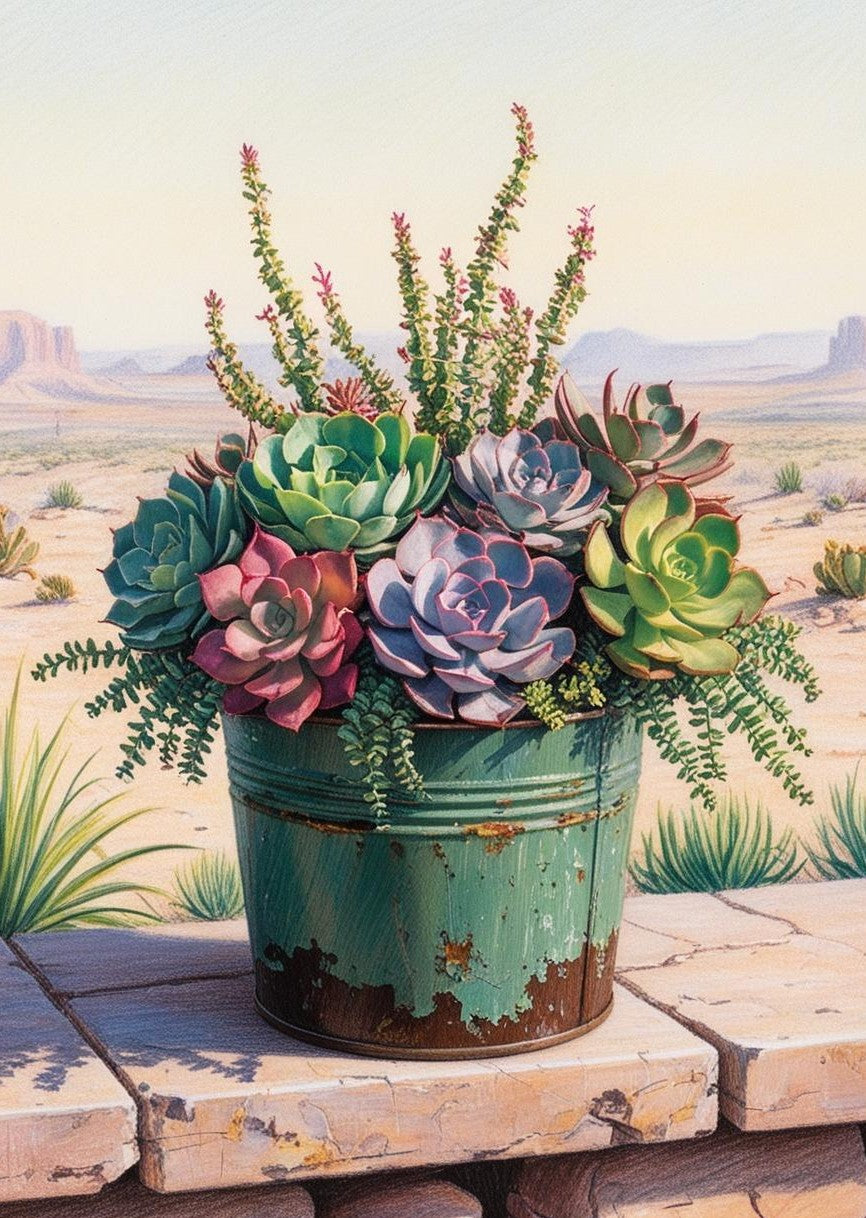 paint by numbers succulent Paint by Number Floral Succulent – Elegant Plant Canvas DIY Kit for Adults, Blooming Succulent Art
