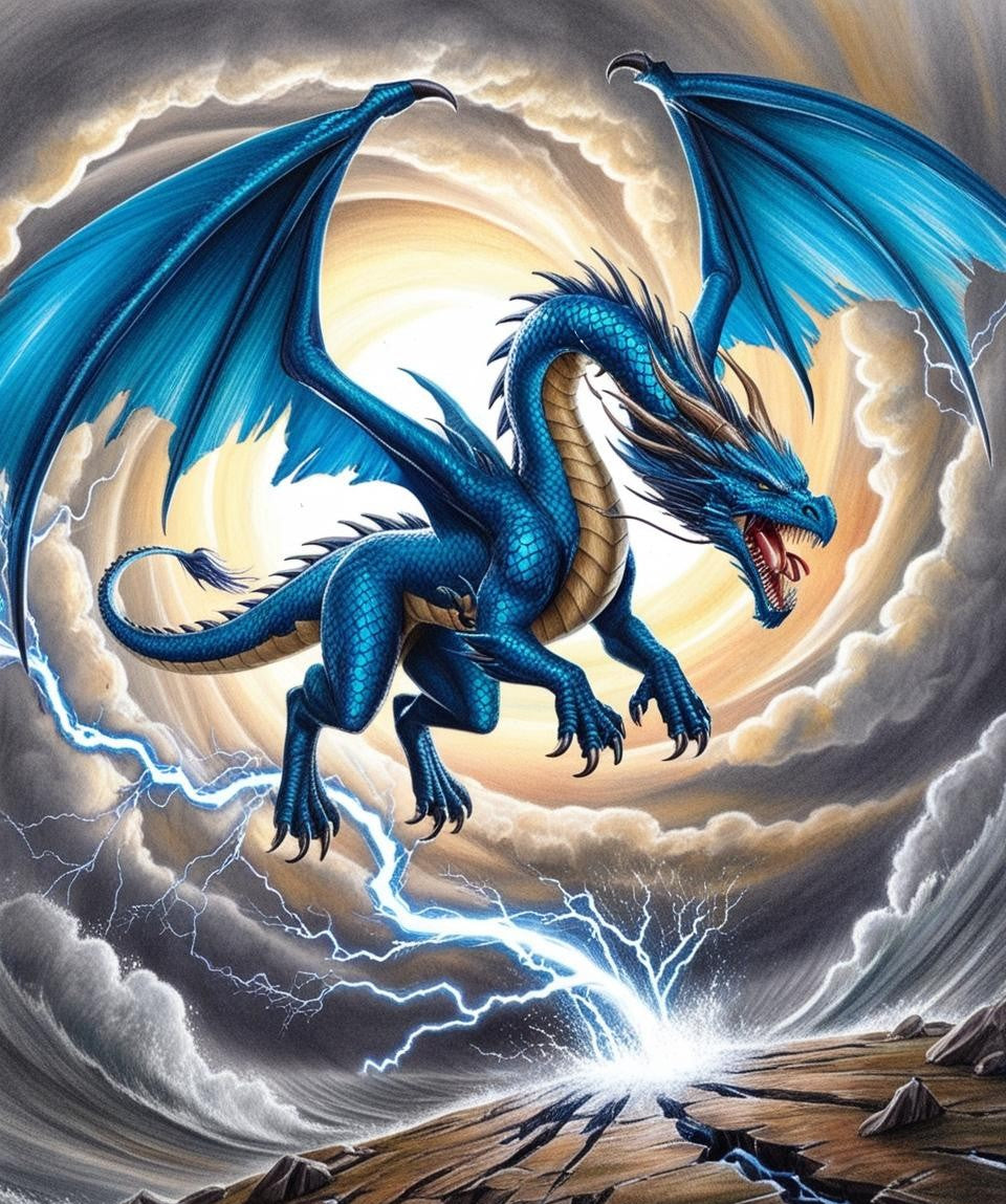 Paint by Number Nightshroud Dragon