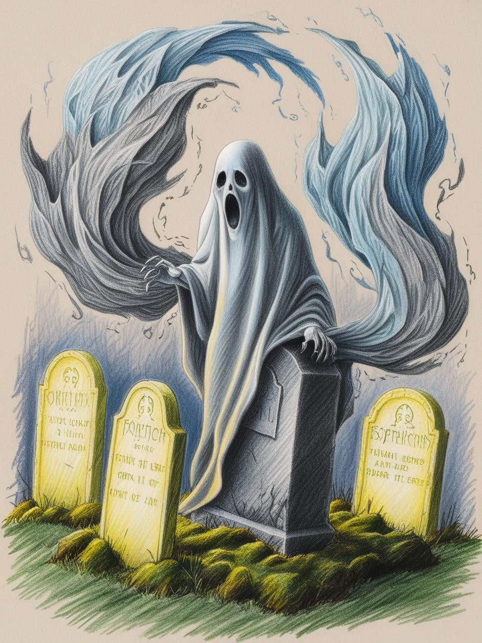 Paint by Number Ghostly Ghoul Figure