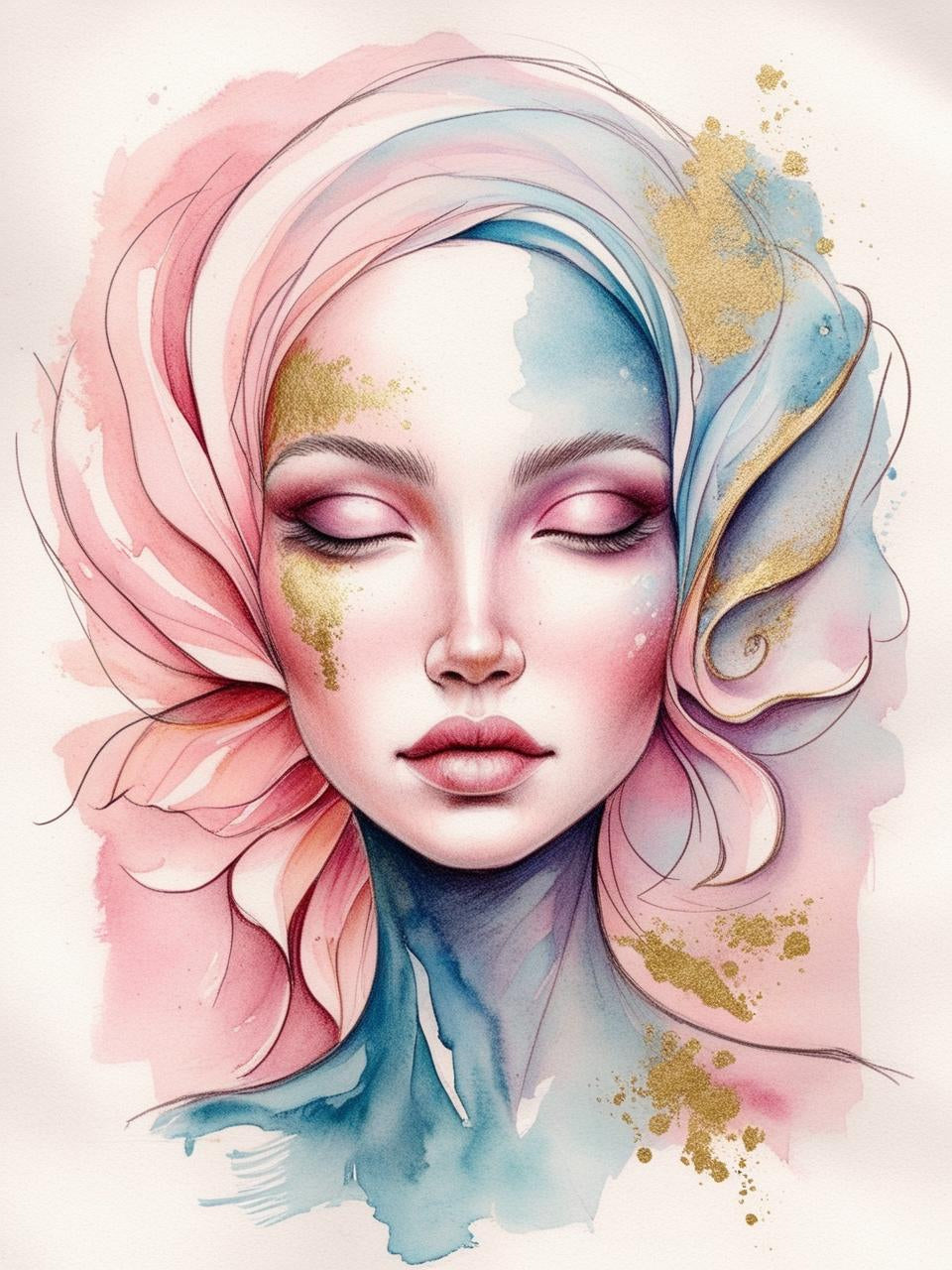 Paint By Number Serenity’s Embrace