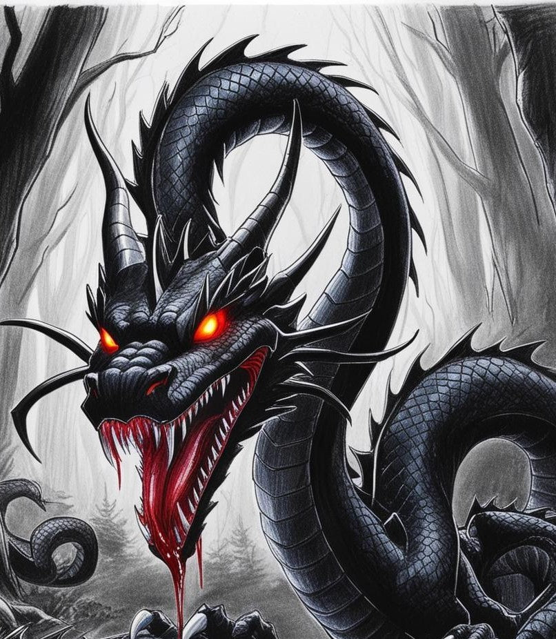 Paint by Number Stormsoul Dragon