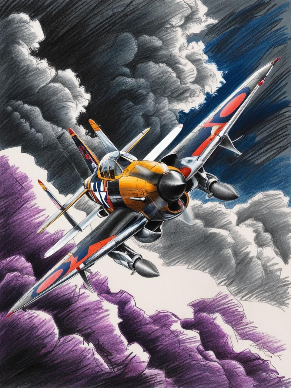 Paint By Number Historic Military Jet