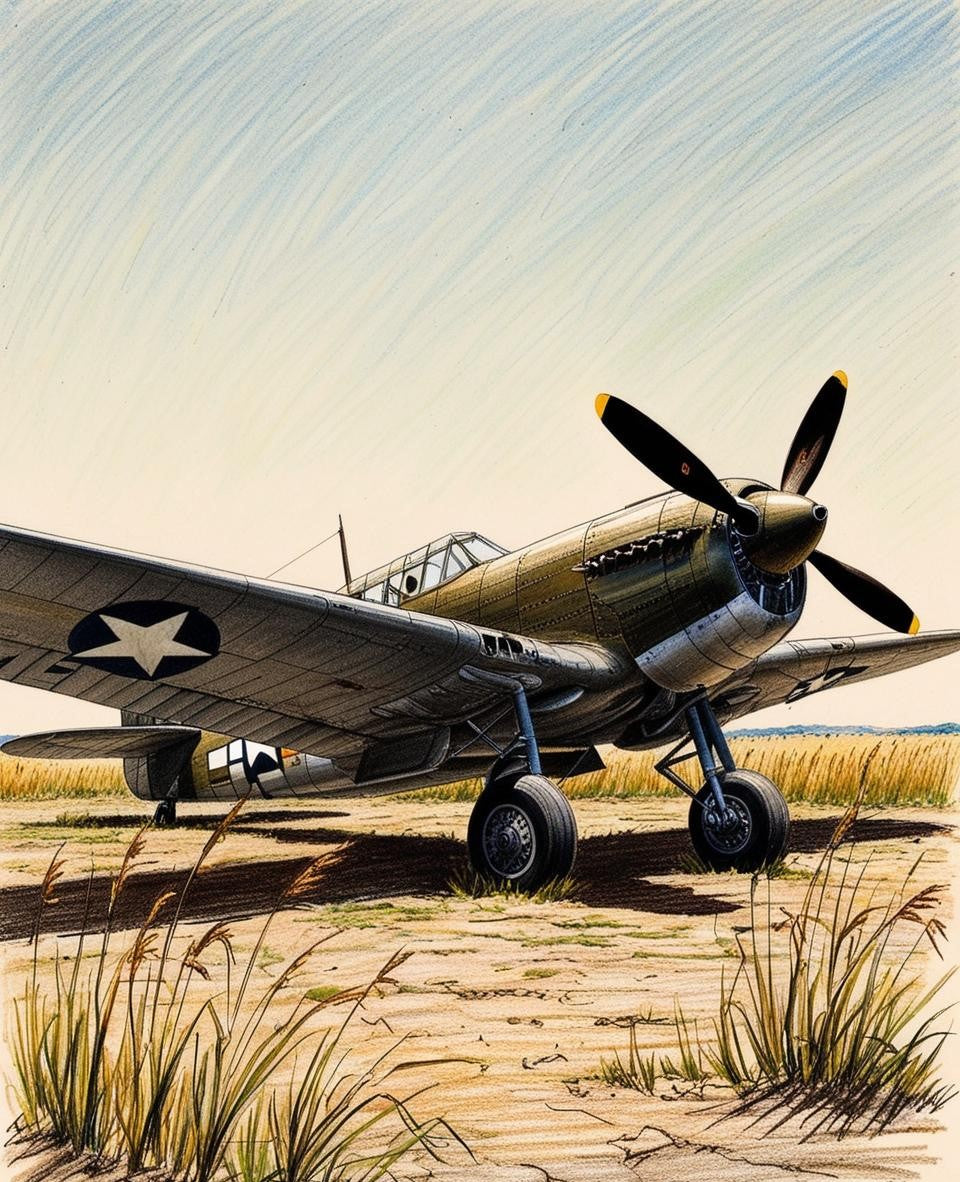 Paint By Number Historic Warplane Beauty