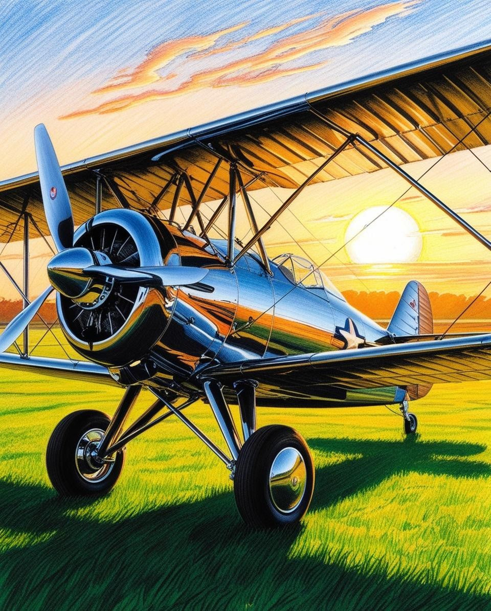 Paint By Number Legendary Classic Airframe